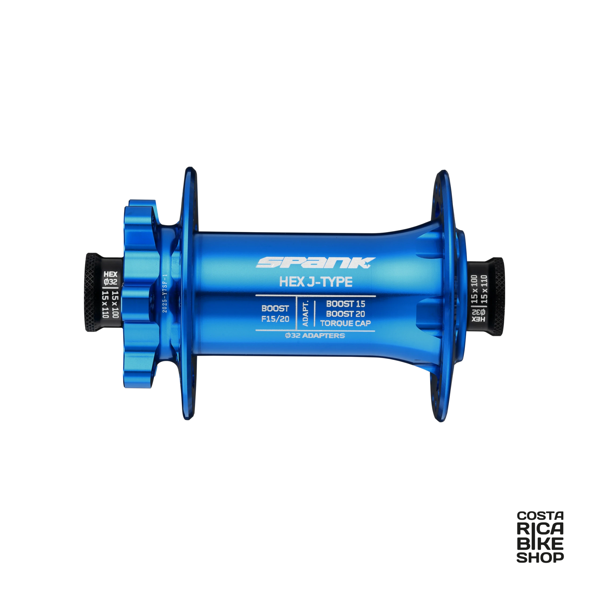 Bocina Hex J-Type delantera Azul 15-20mm - Spank Industries